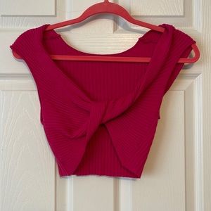 Urban Outfitters Knit Front Twist Top